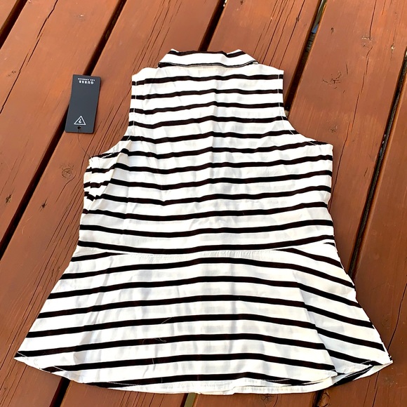 Dressy tank top, kids, stripes, size 10 - Picture 5 of 5